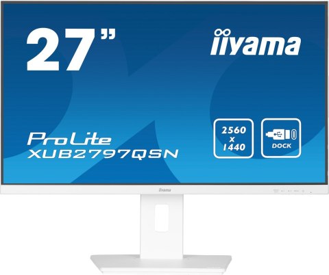 IIYAMA Monitor LED iiyama ProLite XUB2797QSN-W2 - 27 cali - Płaski ekran - 68,6 cm