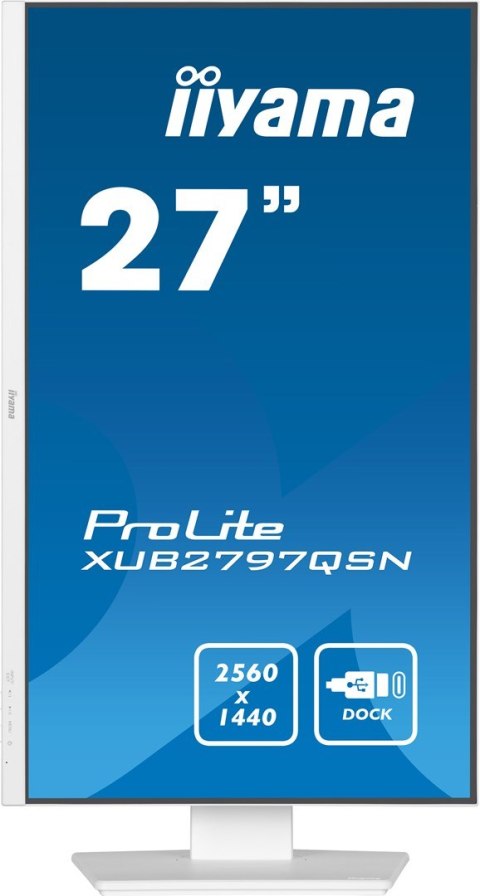 IIYAMA Monitor LED iiyama ProLite XUB2797QSN-W2 - 27 cali - Płaski ekran - 68,6 cm