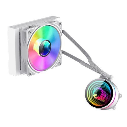 No name Gamemax CPU Liquid Cooler | ICEBURG 120 WT | White