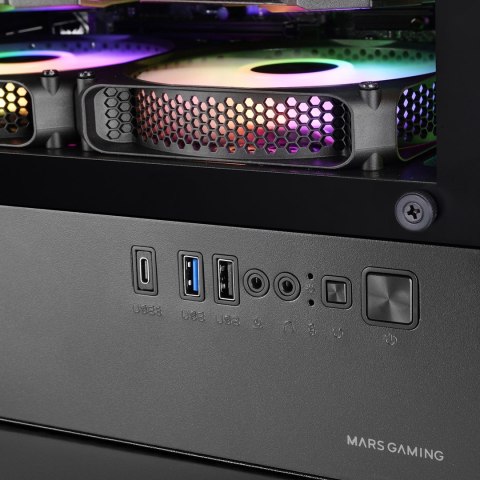 TACENS TACENS MARS MC-VECTOR 4xARGB USB-C mATX- obudowa/cases