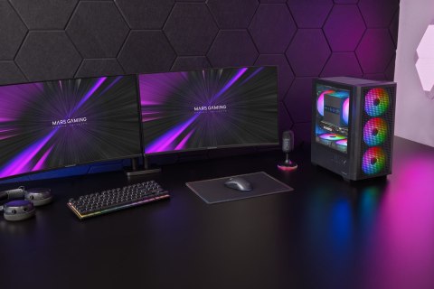 TACENS TACENS MARS MC-VECTOR 4xARGB USB-C mATX- obudowa/cases