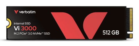 Verbatim Dysk SSD Verbatim Vi3000 512 GB M.2 PCI Express 3.0 NVMe 49374-483