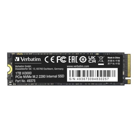 Verbatim Verbatim Vi3000 1 TB M.2 PCI Express 3.0 NVMe