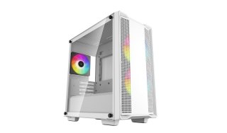 DEEPCOOL DeepCool CC360 WH ARGB Mini Tower Biały