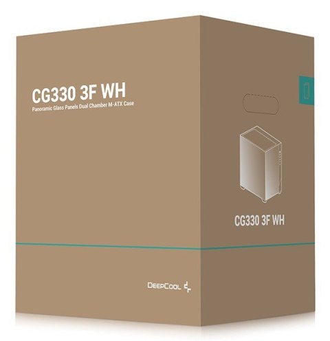DEEPCOOL DeepCool CG330 3F WH Tower Biały
