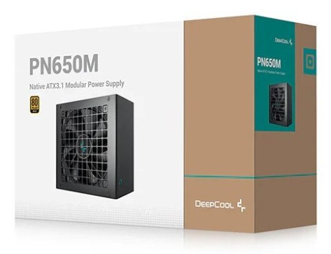 DEEPCOOL Zasilacz 80Plus Gold | Zobacz materiał PN650M | 650 W