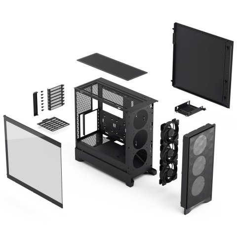 FRACTAL DESIGN Fractal Design Pop 2 Air Black TG Midi Tower Czarny
