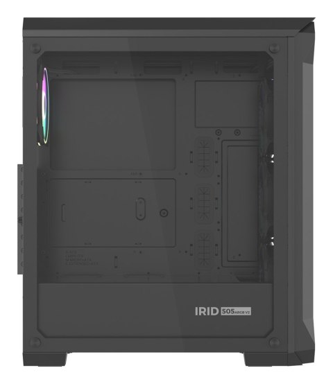 GENESIS Obudowa NATEC Genesis Irid 505 ARGB NPC-1518 (ATX. Micro ATX. Mini ITX; kolor czarny)