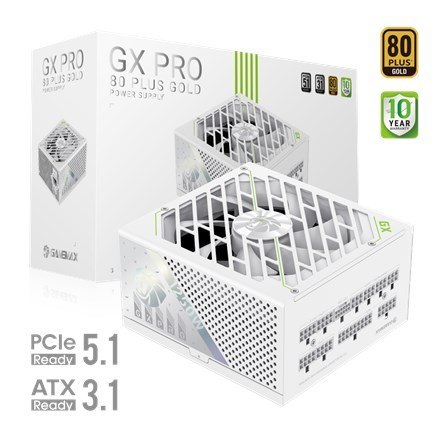 No name Gamemax PSU | GX PRO 1250G WH | 1250 W | Gold | White | Full Modular