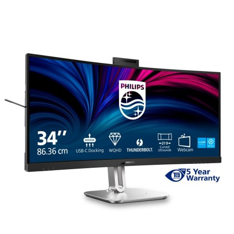 Philips Monitor Philips 86,4cm (34,0") 34B2U6603CH 21:09 HDMI+DP+USB-C szary