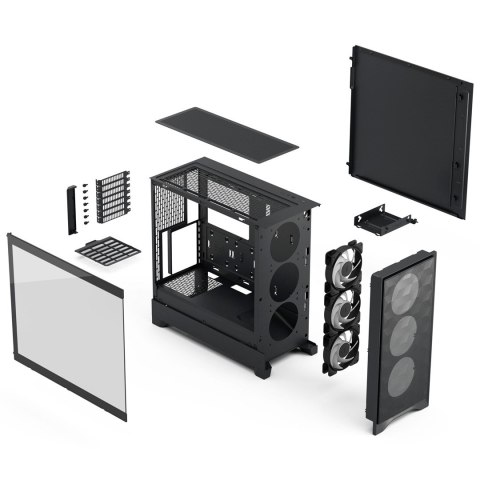 FRACTAL DESIGN Fractal Design Pop 2 Air Black TG RGB Midi Tower Czarny