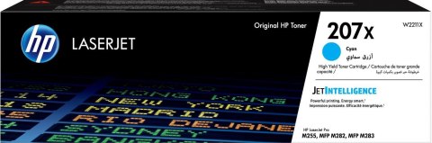 Hewlett-Packard HP 207X oryginalny błękitny toner LaserJet o wysokiej wydajności