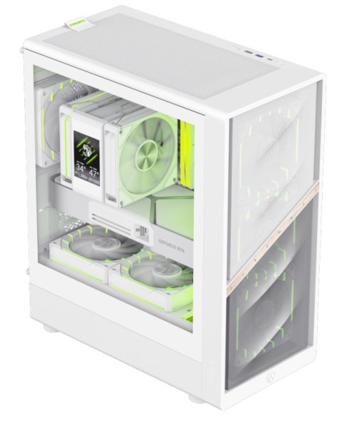 No name GameMax AERIS 330 MW Mini Tower Biały