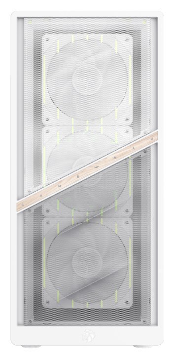 No name GameMax AERIS 330 MW Mini Tower Biały