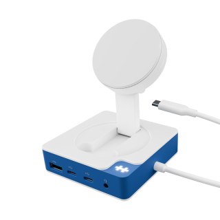 Targus Koncentrator Hyper HyperDrive Flex MagCharge USB-C, biały/niebieski