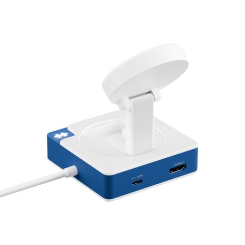 Targus Koncentrator Hyper HyperDrive Flex MagCharge USB-C, biały/niebieski