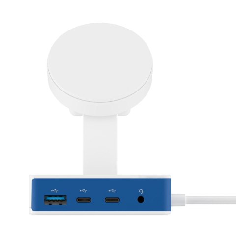 Targus Koncentrator Hyper HyperDrive Flex MagCharge USB-C, biały/niebieski