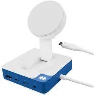 Targus Koncentrator Hyper HyperDrive Flex MagCharge USB-C, biały/niebieski