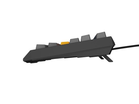 GENESIS GENESIS THOR 230 TKL klawiatura Gaming USB + RF Wireless + Bluetooth QWERTY Czarny, Niebieski, Szary, Pomarańczowy