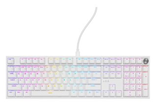 GENESIS Klawiatura GENESIS THOR 404 uniwersalne USB QWERTY Angielski Biały