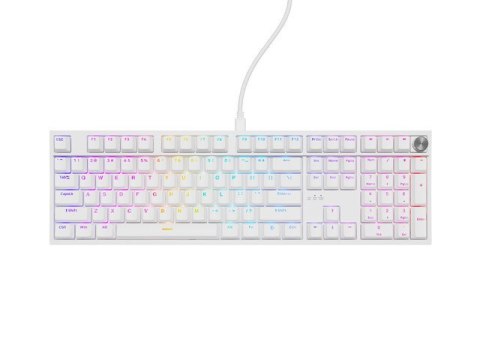 GENESIS Klawiatura GENESIS THOR 404 uniwersalne USB QWERTY Angielski Biały