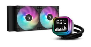 DEEPCOOL DeepCool R-LP240-BKMSNC-G-1 system chłodzenia komputerów Obudowa komputera, Procesor Chłodnica cieczy all-in-one 12 cm Czarny 1 