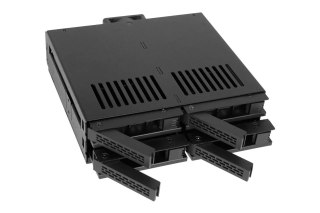 No name Stacja dokująca Icy Dock MB324SP-B, 0 TB, Serial ATA, Serial ATA II, Serial ATA III, Serial Attached SCSI (SAS), 440 g, Komputer