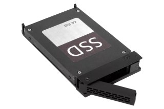 No name Stacja dokująca Icy Dock MB324SP-B, 0 TB, Serial ATA, Serial ATA II, Serial ATA III, Serial Attached SCSI (SAS), 440 g, Komputer