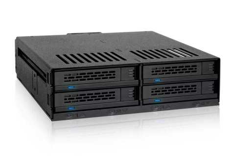 No name Stacja dokująca Icy Dock MB324SP-B, 0 TB, Serial ATA, Serial ATA II, Serial ATA III, Serial Attached SCSI (SAS), 440 g, Komputer
