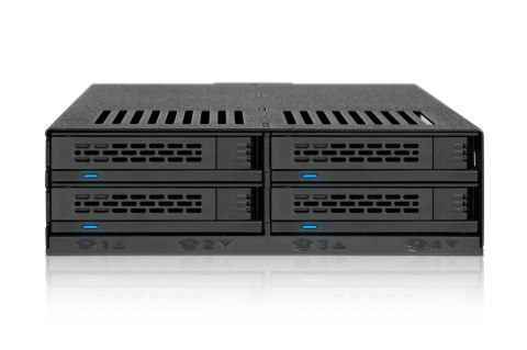 No name Stacja dokująca Icy Dock MB324SP-B, 0 TB, Serial ATA, Serial ATA II, Serial ATA III, Serial Attached SCSI (SAS), 440 g, Komputer