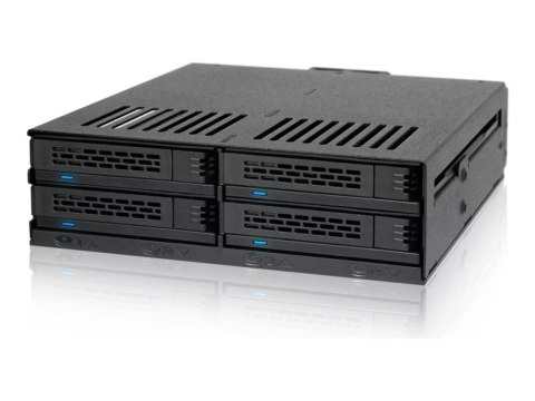 No name Stacja dokująca Icy Dock MB324SP-B, 0 TB, Serial ATA, Serial ATA II, Serial ATA III, Serial Attached SCSI (SAS), 440 g, Komputer