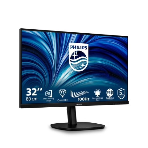Philips Philips 3000 series 32B2N3500/00 monitor komputerowy 80 cm (31.5") 2560 x 1440 px Quad HD LCD Czarny