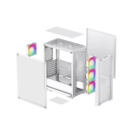 DEEPCOOL DeepCool CC560 MESH V2 WH Midi Tower Biały
