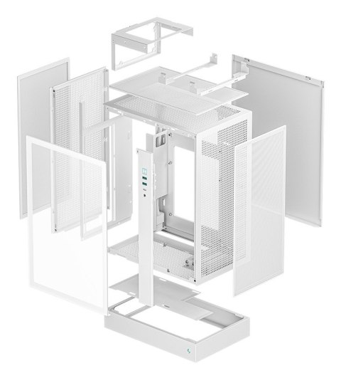 DEEPCOOL DeepCool CH170 PLUS WH Tower Biały
