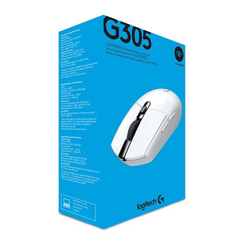 Logitech MYSZ GAMINGOWA G305 Wireless White