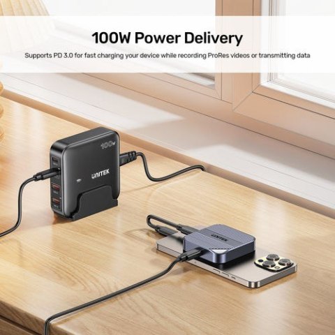 UNITEK Obudowa dysku Unitek magnetyczna SolidForce Reefer USB-C do M.2 SSD (NVMe/SATA)