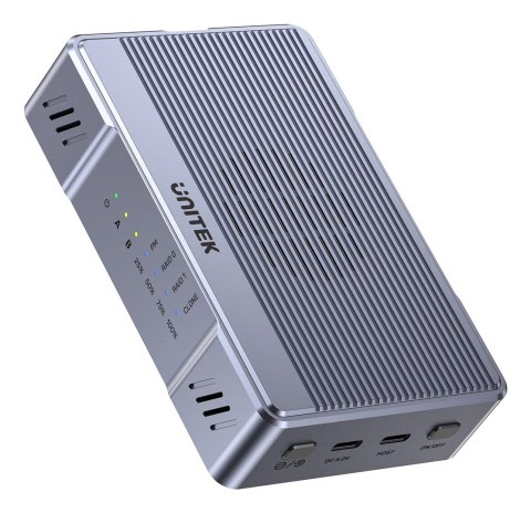 UNITEK UNITEK Obudowa RAID 2xM.2 NVMe/SATA 20Gbps z klonowaniem offline Obudowa SSD Szary M.2