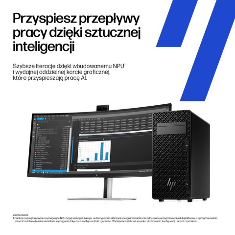 Hewlett-Packard HP Z2 Tower G1i Workstation Ultra 7 265 vPro 16GB DDR5 5600 SSD512 RTX A400_4GB DVD-RW 500W W11Pro 3Y OnSite