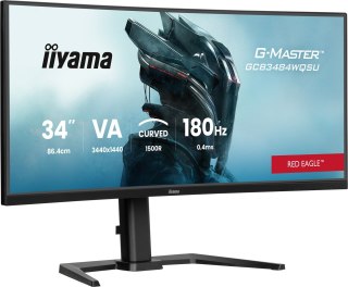IIYAMA Monitor IIYAMA 86,4 cm (34") GCB3484WQSU-B1 21:9 2xHDMi+2xDP+USB-C Curved