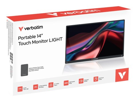 Verbatim Monitor przenośny Verbatim 14 FHD Touch