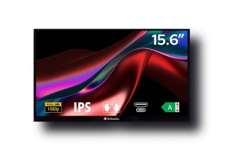 Verbatim Verbatim PMT-15 monitor dotykowy 15.6 FULL HD 1080P METAL HOUSING