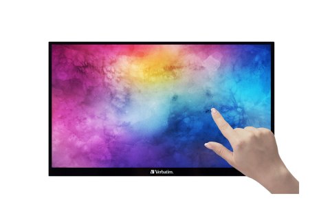 Verbatim Verbatim PMT-15 monitor dotykowy 15.6 FULL HD 1080P METAL HOUSING