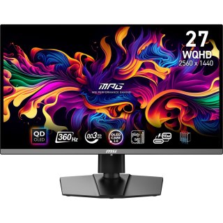 MSI Monitor gamingowy MSI 26.5" MPG 271QRX QD-OLED WQHD 360 Hz czarny