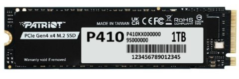 Patriot Memory Dysk SSD Patriot Viper P410 M.2 PCI-Ex4 NVMe 1.4 1TB 5GB/s (P410P1TBM28H)