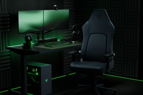 RAZER Razer Iskur V2 NewGen Fotel gamingowy Obite siedzisko Czarny