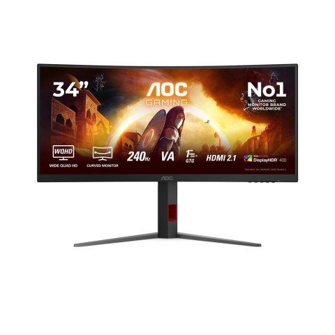 AOC MONITOR AOC LED 34" CU34G4Z Fast VA WQHD 240Hz