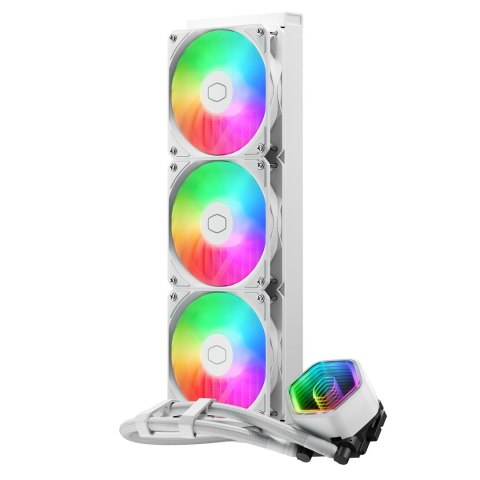 Cooler Master Cooler Master MasterLiquid 360 Core II White Procesor Zestaw do chłodzenia płynami 12 cm Biały 1 szt.