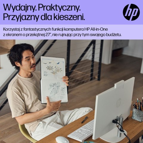 Hewlett-Packard HP AiO 27-cr0224nw i5-1335U 27.0"FHD IPS 300nits AG 16GB DDR4 3200 SSD512 Iris Xe Graphics LAN Cam1080p+IR NoOS Shell White Shel