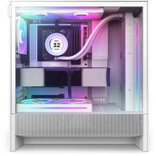 NZXT NZXT H5 Flow RGB Midi Tower Biały