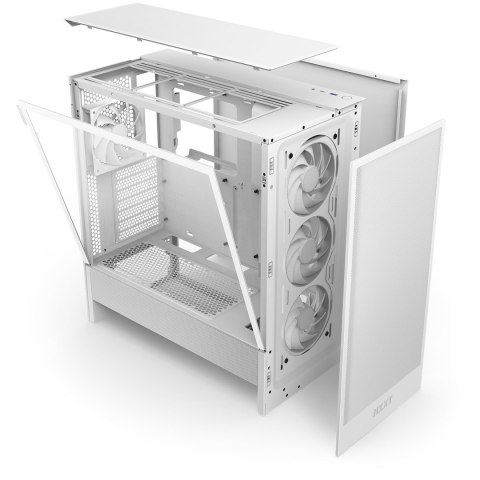NZXT NZXT H5 Flow RGB Midi Tower Biały
